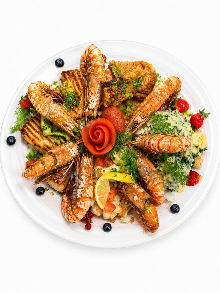 Aus dem Meer – Garnelen & Fisch